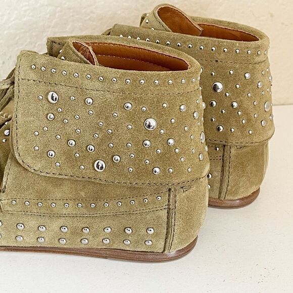 Zadig & Voltaire Desert Boot Santa Fe Dream Studs Suede Leather Festival Sz - Picture 13 of 16